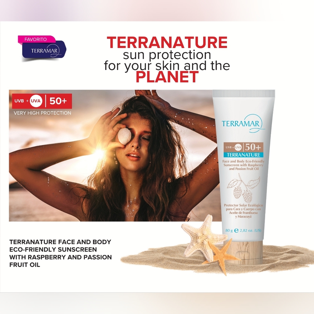 TERRANATURE Eco-Friendly Sunscreen SPF 50+/ Protector Solar Ecológico SPF 50+
